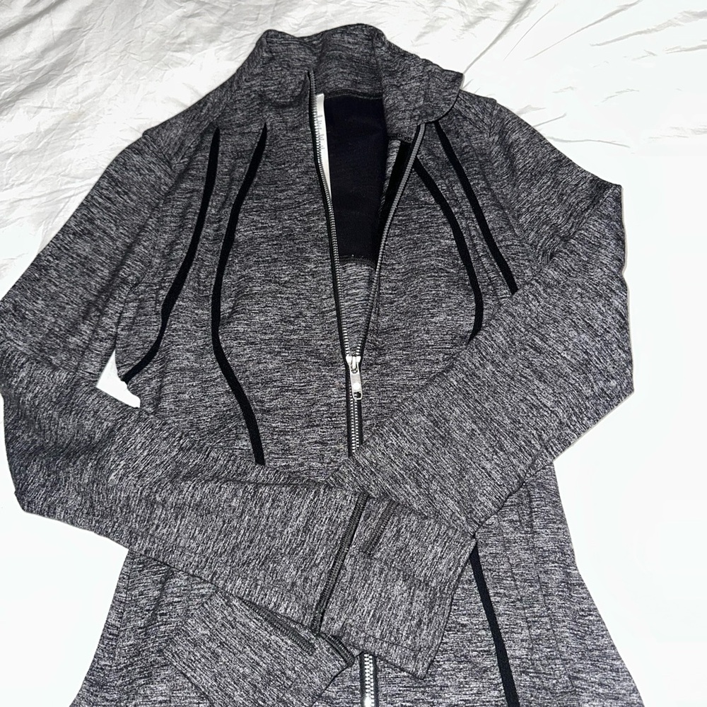 Lululemon Athletica Charcoal Heathered Jacket